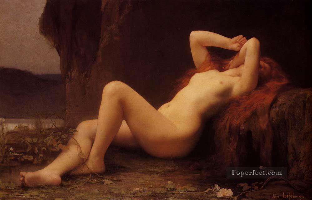 Mary Magdalene In The Cave nude Jules Joseph Lefebvre Oil Paintings